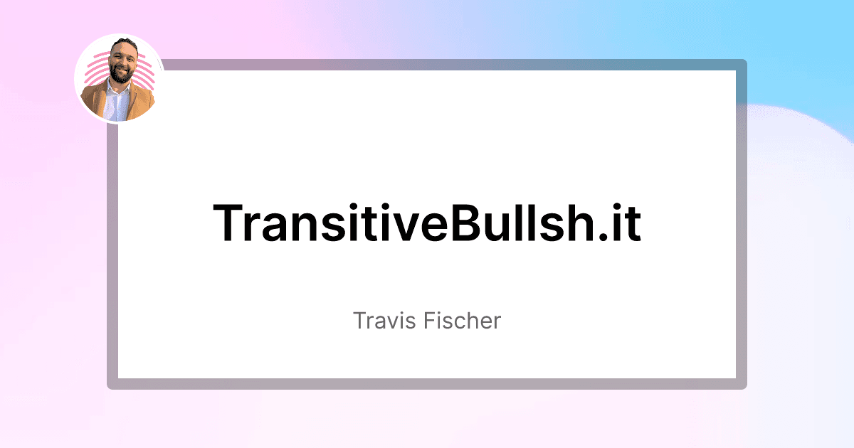 TransitiveBullsh.it